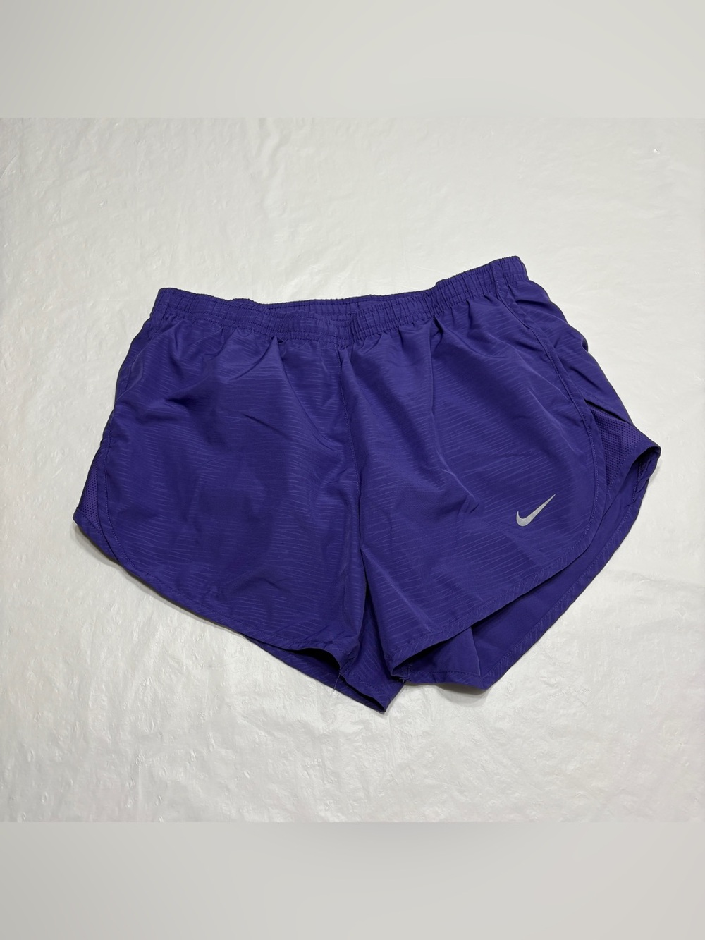 Nike Dri Fit Lined Running Shorts Purple Women’s Small
